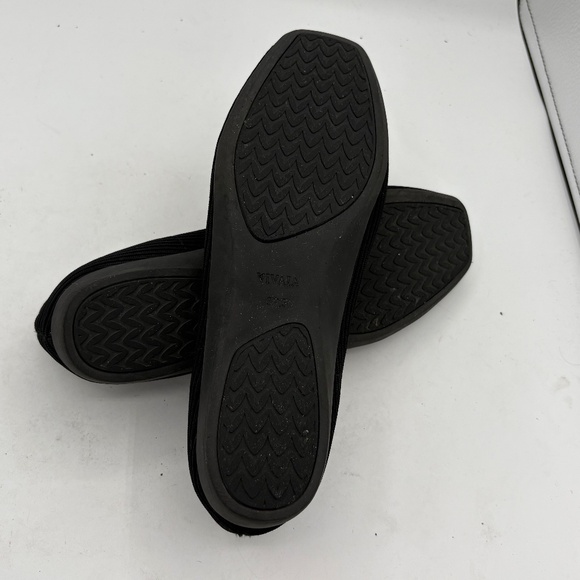 Vivaia Square Toe Water Repellent Loafers Samantha Walker Black Womens 8.5 - Picture 11 of 13